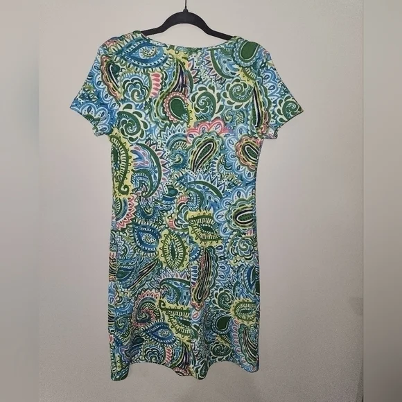 RONNI NICOLE Paisley Dress Vibrant Colors Size Small EUC - Picture 3 of 8